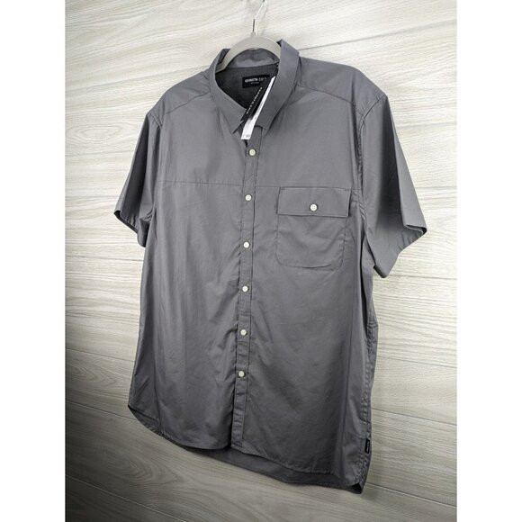 Kenneth Cole Gray Button Shirt - Picture 4 of 4